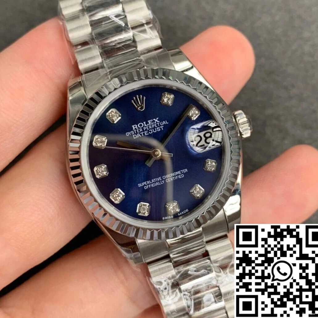 Dial Blue Rolex 31MM Factory Datejust GS 0908